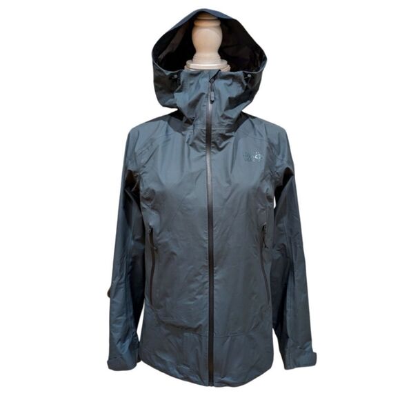 Mountain Hardwear Women's XS Exposure/2 Gore-Tex Paclite Plus Jacket Dark Storm - Picture 2 of 12
